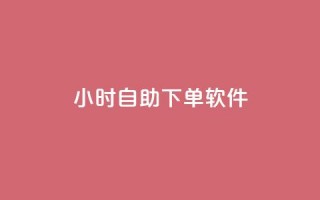 dy24小时自助下单软件 - 一个SEO友好的标题。